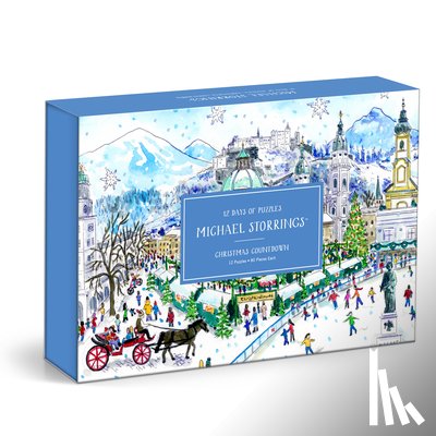 Galison - Michael Storrings 12 Days of Christmas Advent Puzzle Calendar
