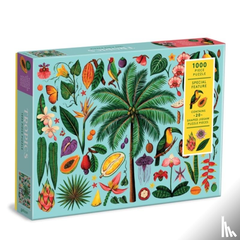 Galison - Tropics 1000 Piece Puzzle with Shaped Pieces