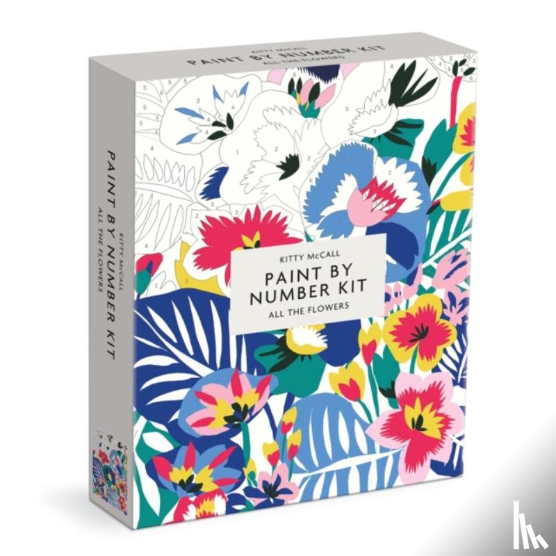 Galison - Kitty McCall All the Flowers Paint by Number Kit