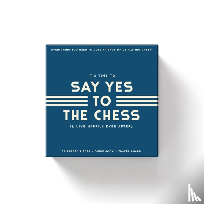 Galison - Say Yes to the Chess Game Set