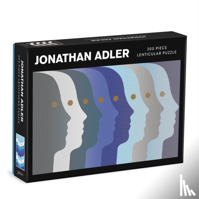 Galison by (Artist) Jonathan Adler - Jonathan Adler Atlas 300 Piece Lenticular Puzzle
