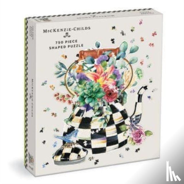Galison - MacKenzie-Childs Blooming Kettle 750 Piece Shaped Puzzle