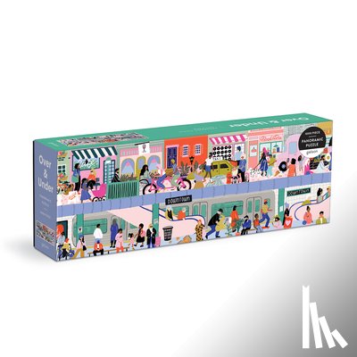 Galison - Over & Under 1000 Piece Panoramic Puzzle