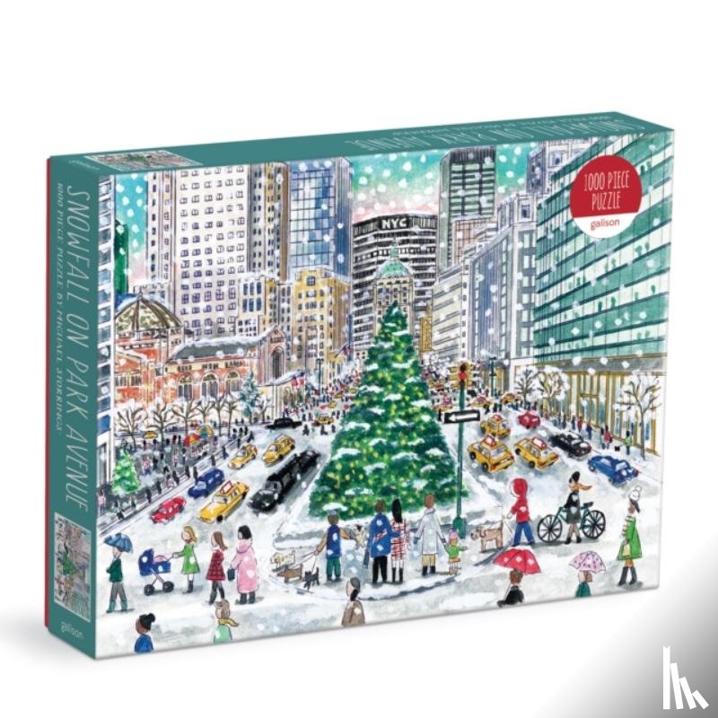 Galison - Michael Storrings Snowfall on Park Avenue 1000 Piece Puzzle