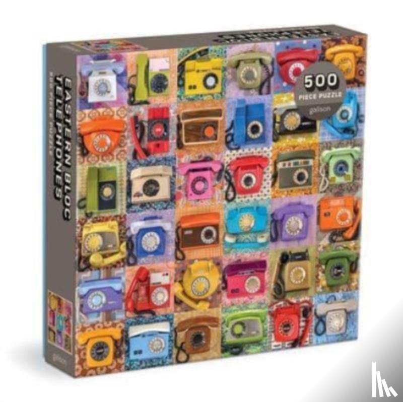 Galison - Eastern Bloc Telephones 500 Piece Puzzle