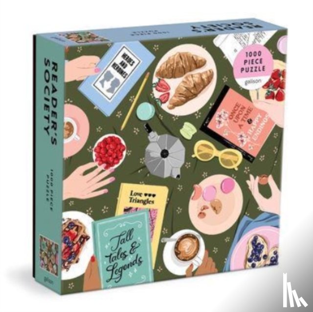 Galison - Reader's Society 1000 Piece Puzzle in Square Box
