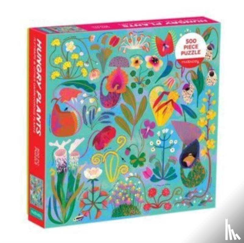 Mudpuppy - Hungry Plants 500 Piece Family Puzzle