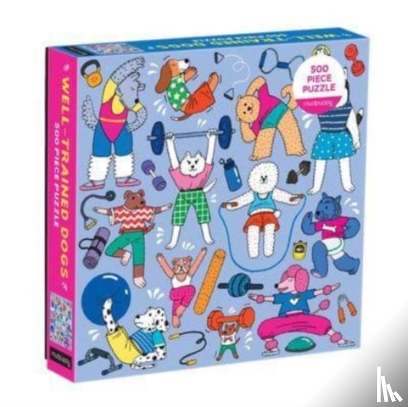 Mudpuppy - Well-Trained Dogs 500 Piece Family Puzzle