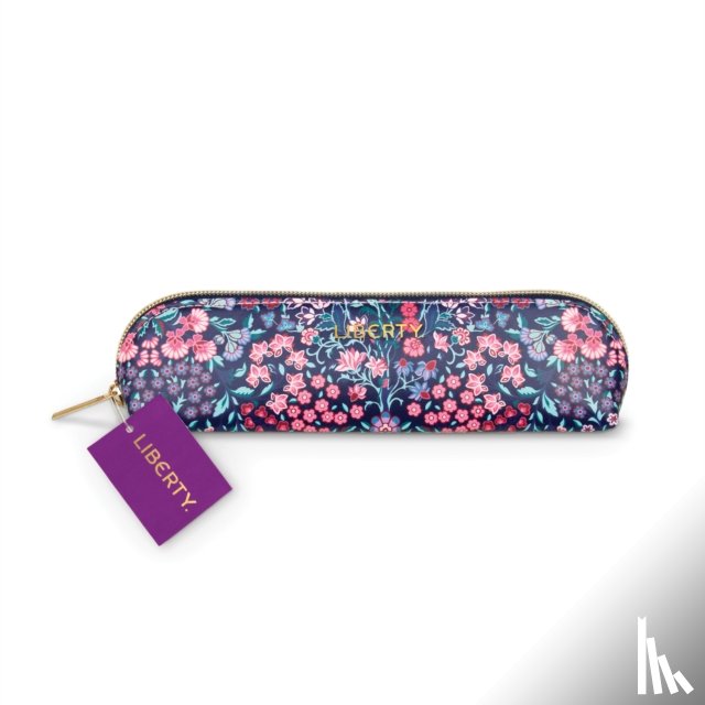 Galison - Liberty Tanjore Gardens Tile Navy Pencil Case