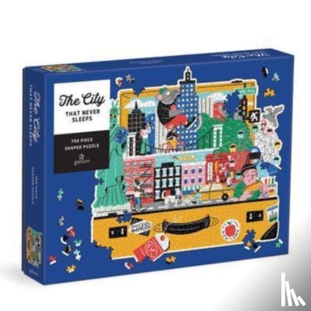 Galison - The City That Never Sleeps 750 Piece Shaped Puzzle
