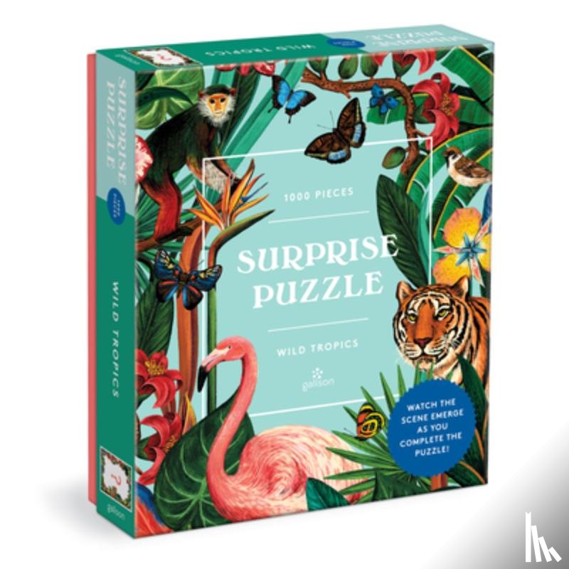 Galison Mudpuppy - Wild Tropics 1000 Piece Surprise Puzzle