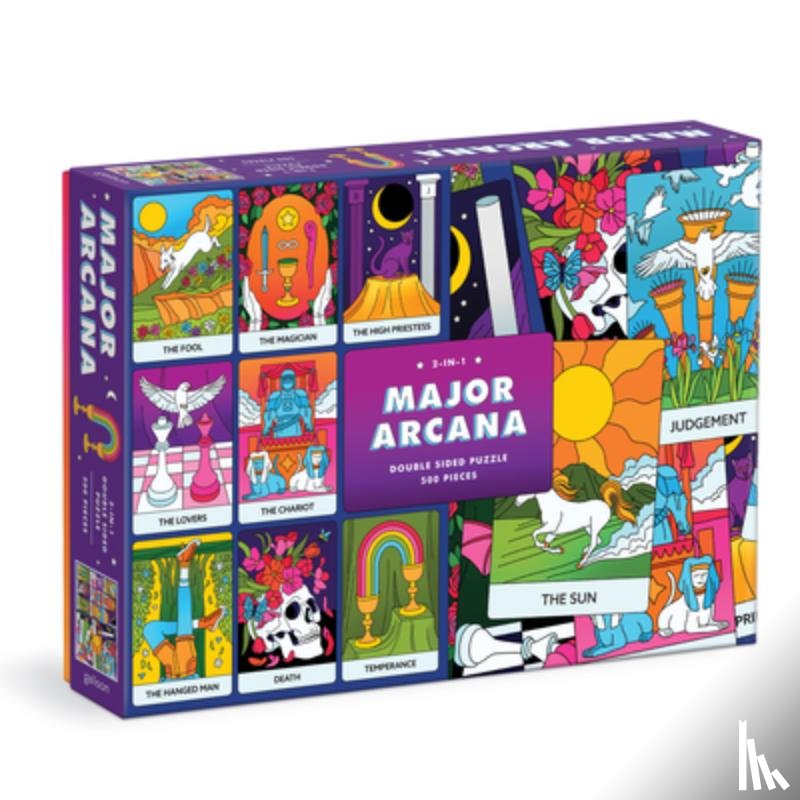 Galison Mudpuppy - Major Arcana 500 Piece Double Sided Puzzle