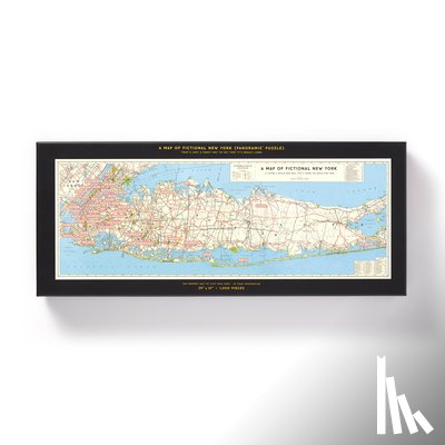 Brass Monkey - NYC Map 1,000 Piece Panoramic Puzzle