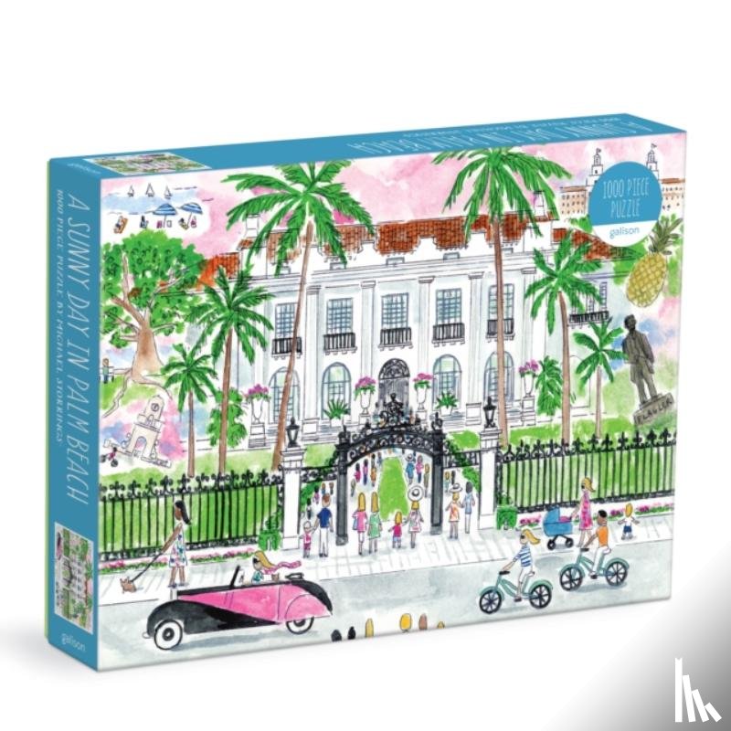 Galison - Michael Storrings A Sunny Day in Palm Beach 1000 Piece Puzzle