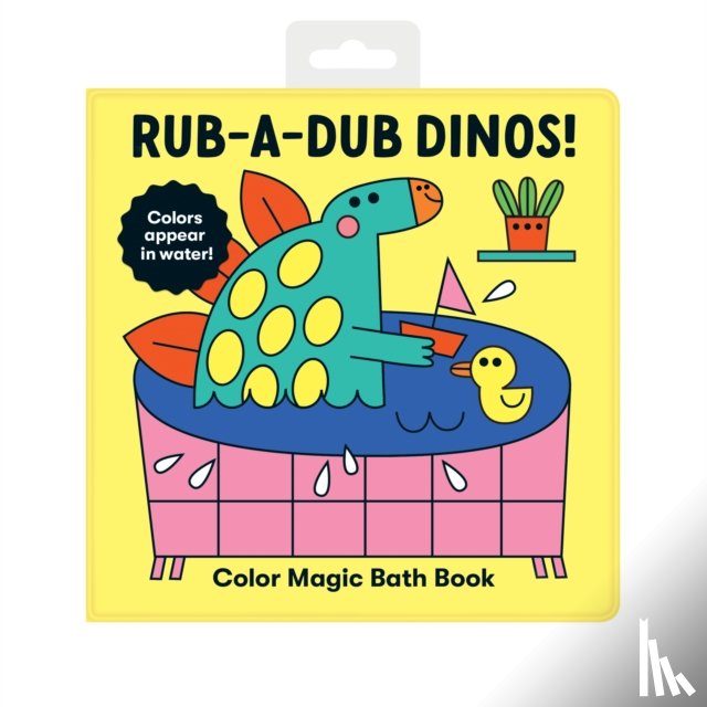 Mudpuppy - Rub-a-Dub Dinos! Color Magic Bath Book