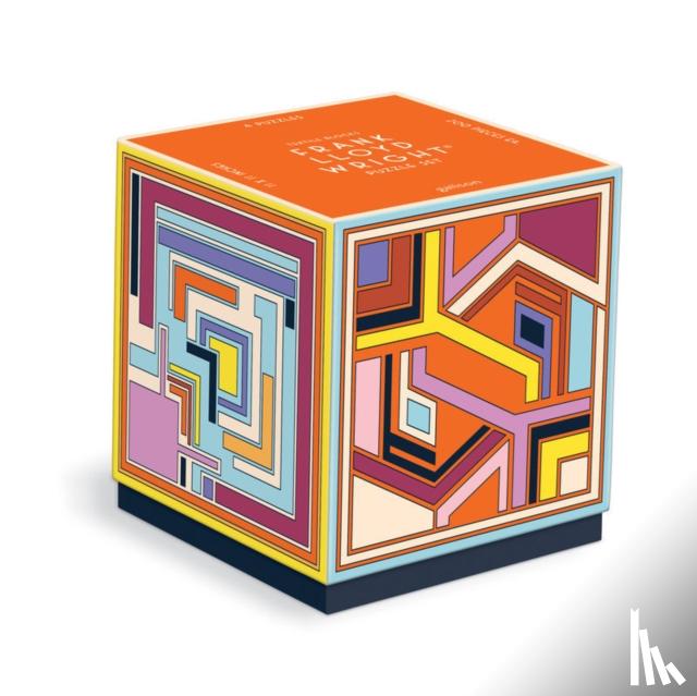 Galison - Frank Lloyd Wright Textile Blocks Set of 4 Puzzles
