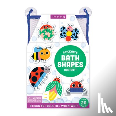 Mudpuppy - Bug Out! Stickable Foam Bath Shapes