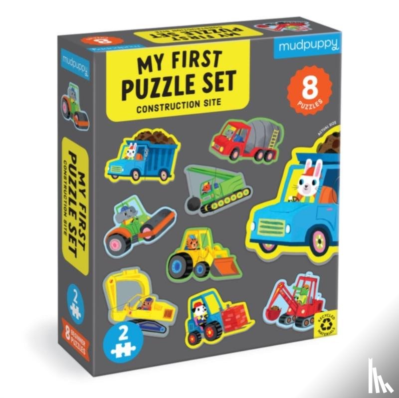 Mudpuppy - Construction Site 2 Piece My First Puzzles