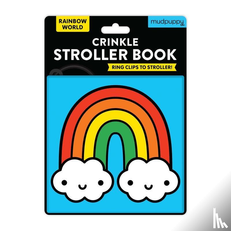 Mudpuppy - Rainbow World Crinkle Fabric Stroller Book