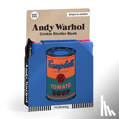 Mudpuppy - Andy Warhol Crinkle Fabric Stroller Book
