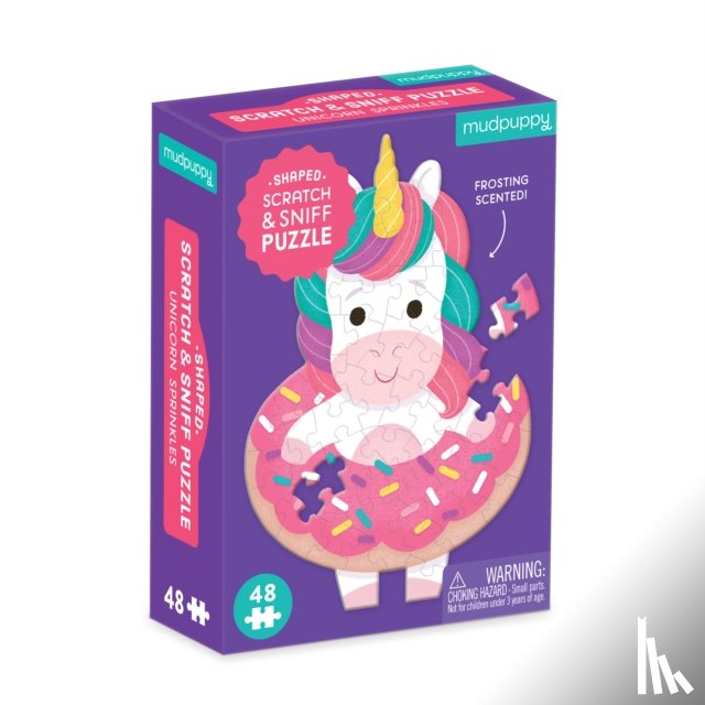 Mudpuppy - Unicorn Sprinkles 48 Piece Mini Scratch & Sniff Puzzle
