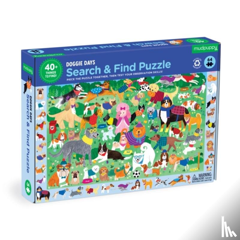 Mudpuppy - Dog Park 64 piece Search and Find Puzzle