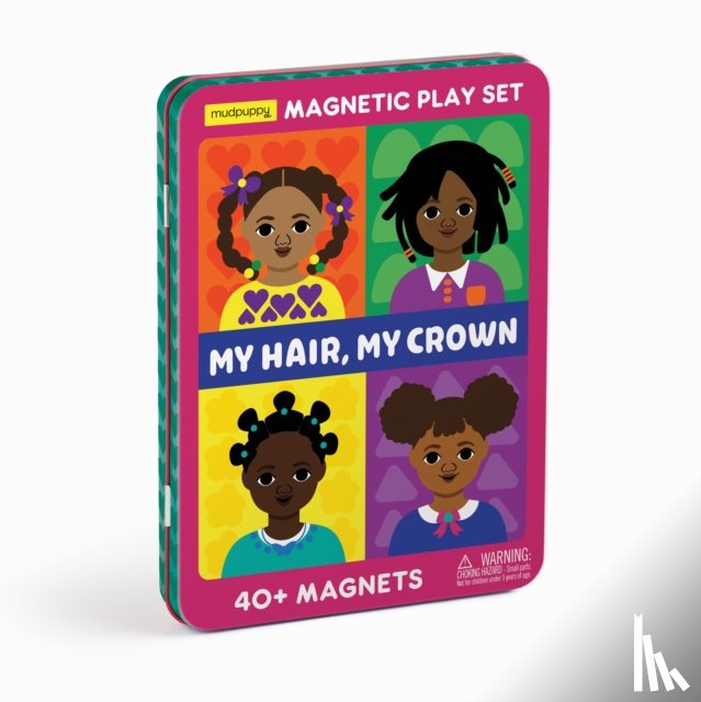 Mudpuppy - My Hair, My Crown Magnetic Play Set