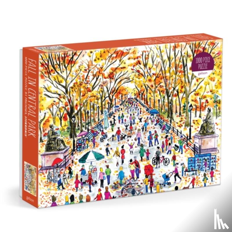 Galison - Michael Storrings Fall in Central Park 1000 Piece Puzzle