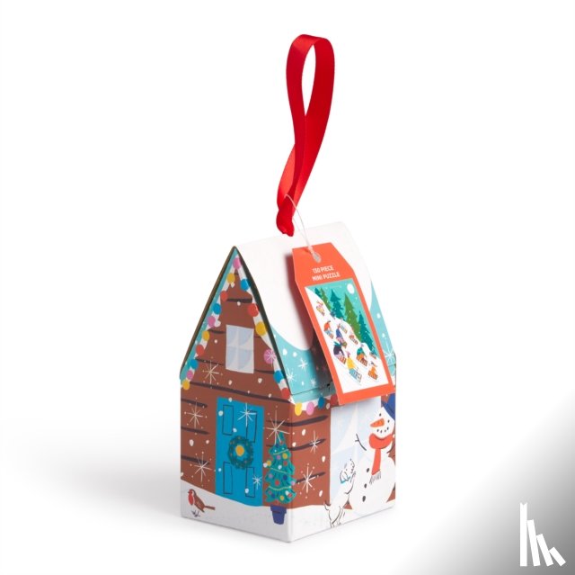 Galison - Winter Sledding 130 piece Puzzle Ornament