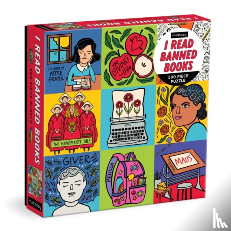 Korzon, Laura, Mudpuppy - I Read Banned Books 500 Piece Family Puzzle