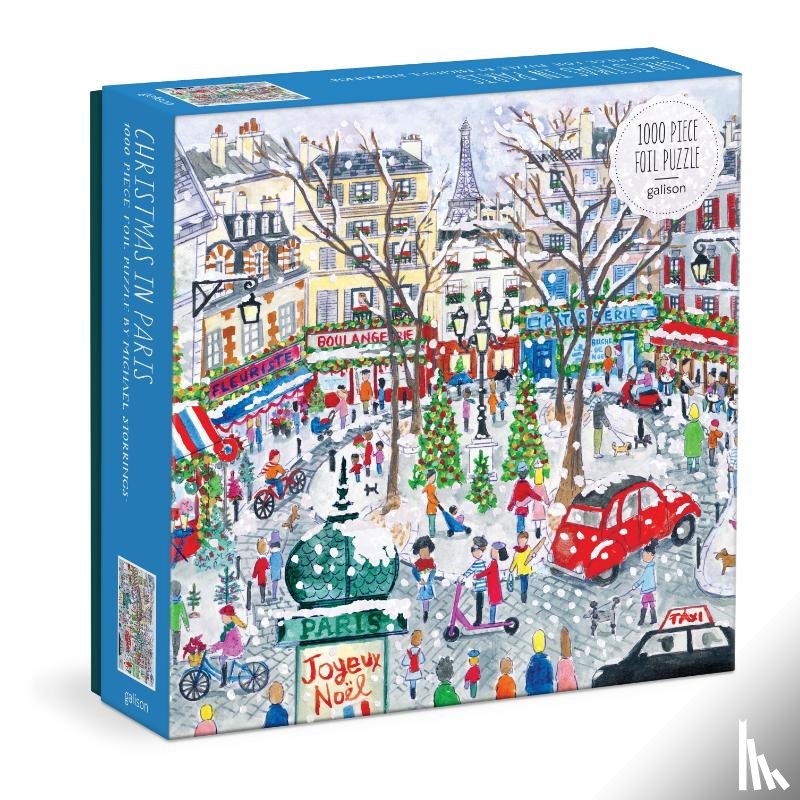 Galison, Storrings, Michael - Michael Storrings Christmas in Paris 1000 Piece Foil Puzzle