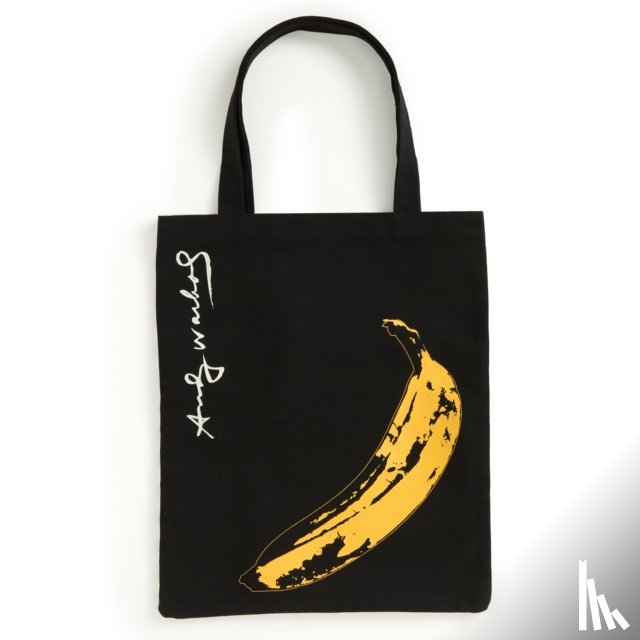 Galison - Warhol Banana Canvas Tote Bag - Black