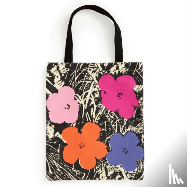 Galison - Warhol Flowers Canvas Tote Bag - Pink