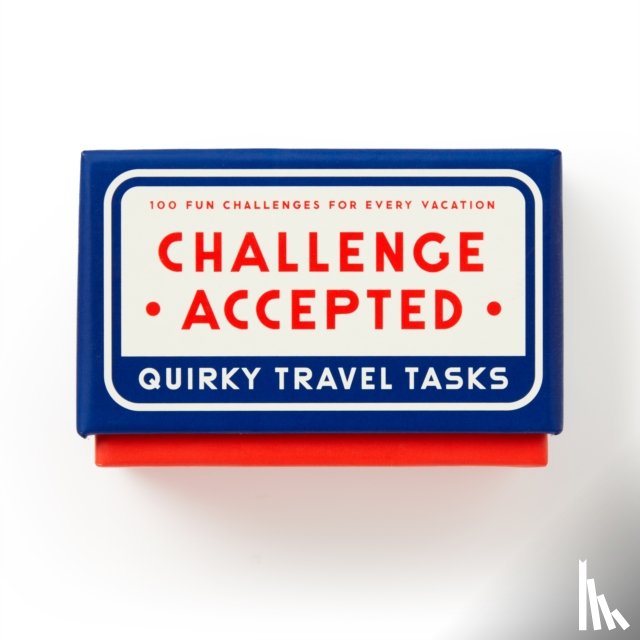 Brass Monkey, Galison - Challenge Accepted Travel Tasks Card Deck