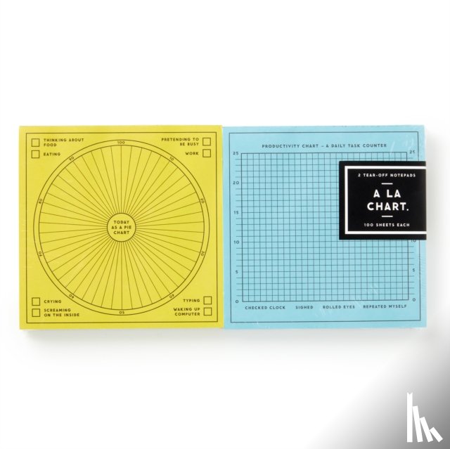 Brass Monkey, Galison - A La Chart Notepad Set of 2