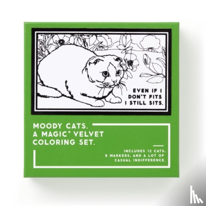 Brass Monkey - Moody Cats Magic Velvet Coloring Set
