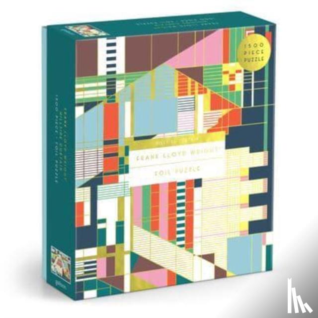 Galison - Frank Lloyd Wright Hillside Curtain 1500 Piece Foil Puzzle