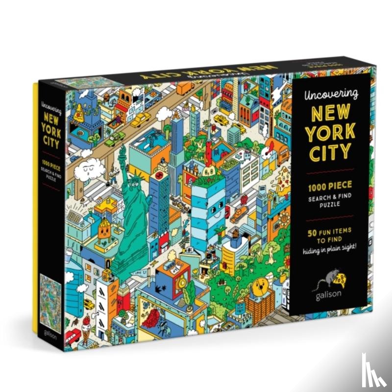 Galison - Uncovering New York City Search and Find 1000 Piece Puzzle
