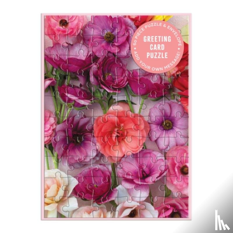 Galison - Ranunculus Greeting Card Puzzle
