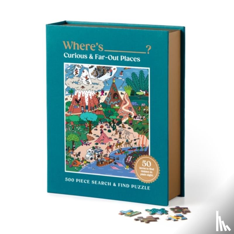 Galison, Chung, Hye Jin - Where's ________? Curious and Far Out Places 500 Piece Search and Find Puzzle