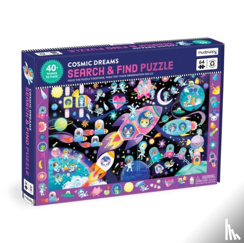 Mudpuppy - Cosmic Dreams 64 Piece Search & Find Puzzle