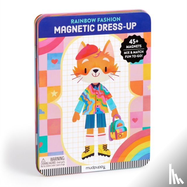 Mudpuppy - Rainbow Fashion Magnetic Dress-Up