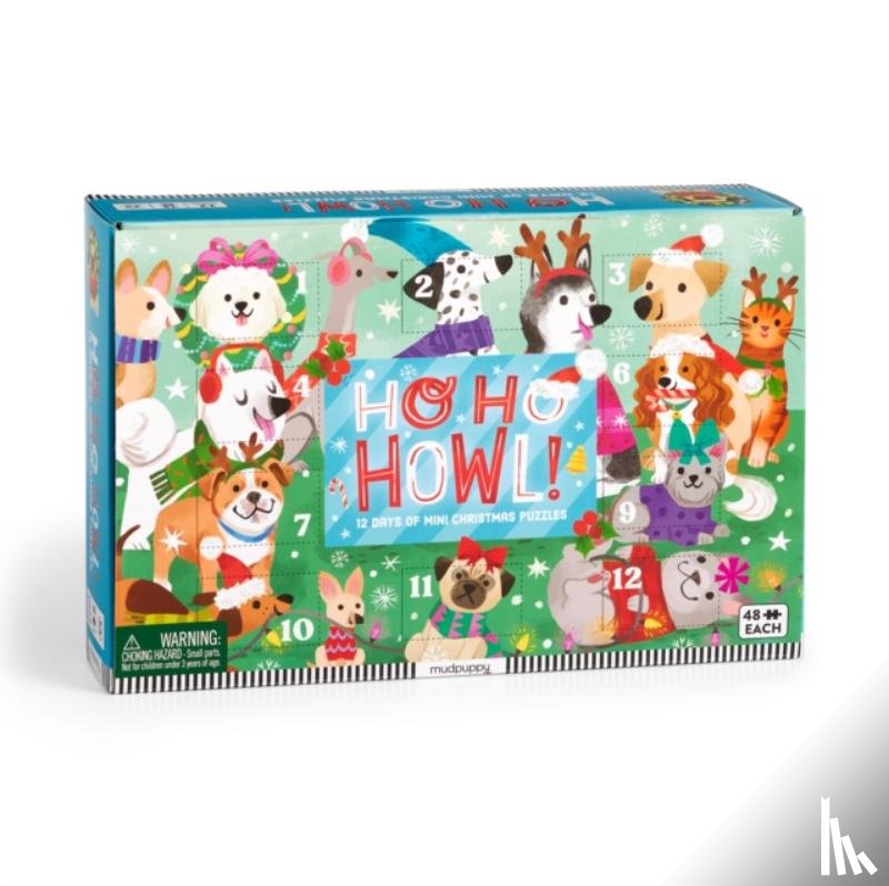 Mudpuppy - Ho Ho Howl! Countdown Puzzle Set