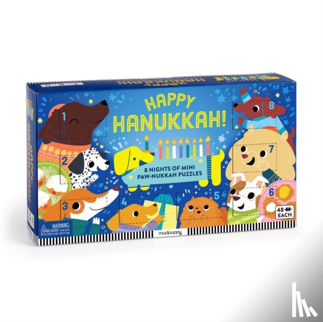 Mudpuppy - Happy Hanukkah! Countdown Puzzle Set