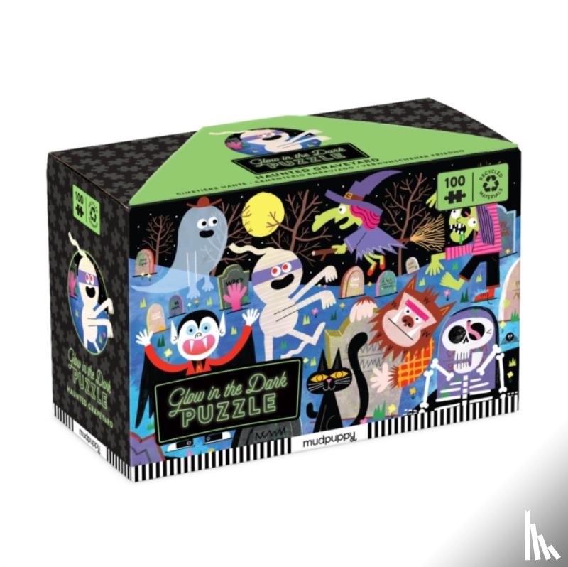 Mudpuppy - Haunted Graveyard 100 Piece Glow in the Dark Puzzle