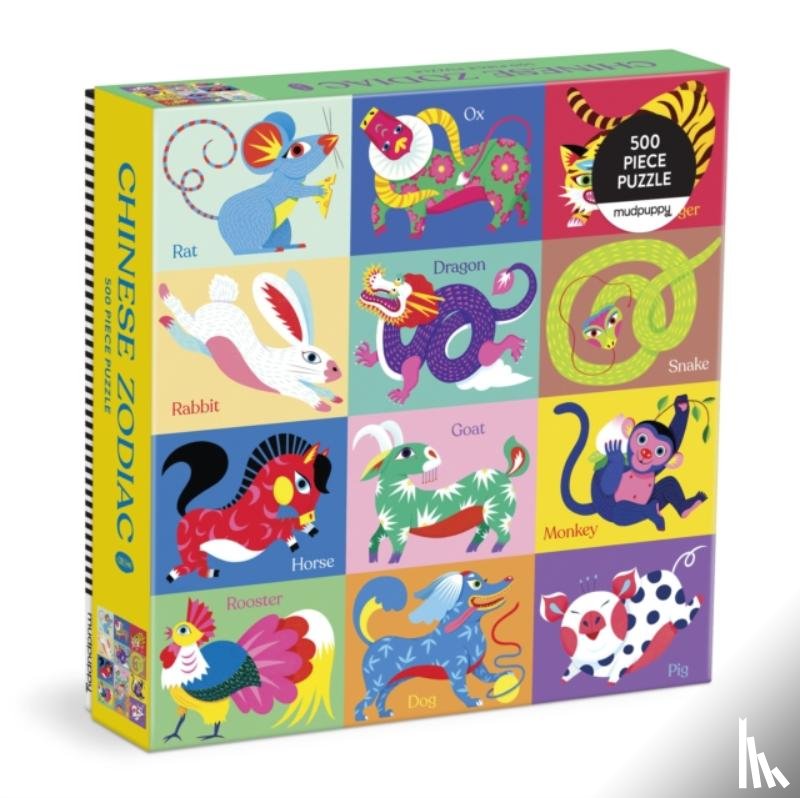 Mudpuppy - Chinese Zodiac 500 Piece Family Puzzle