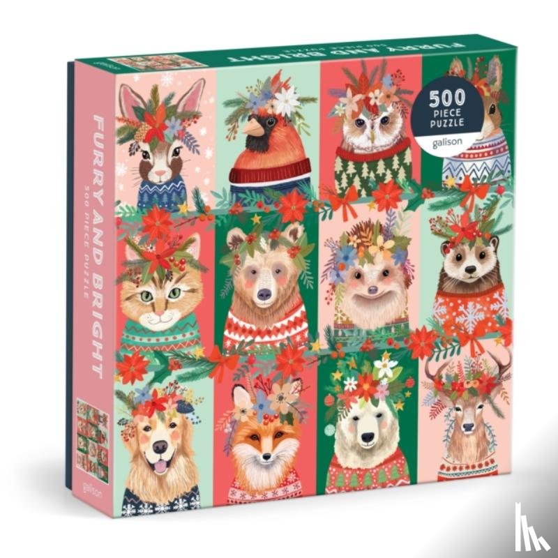 Galison, Charro, Mia - Furry And Bright 500 Piece Puzzle