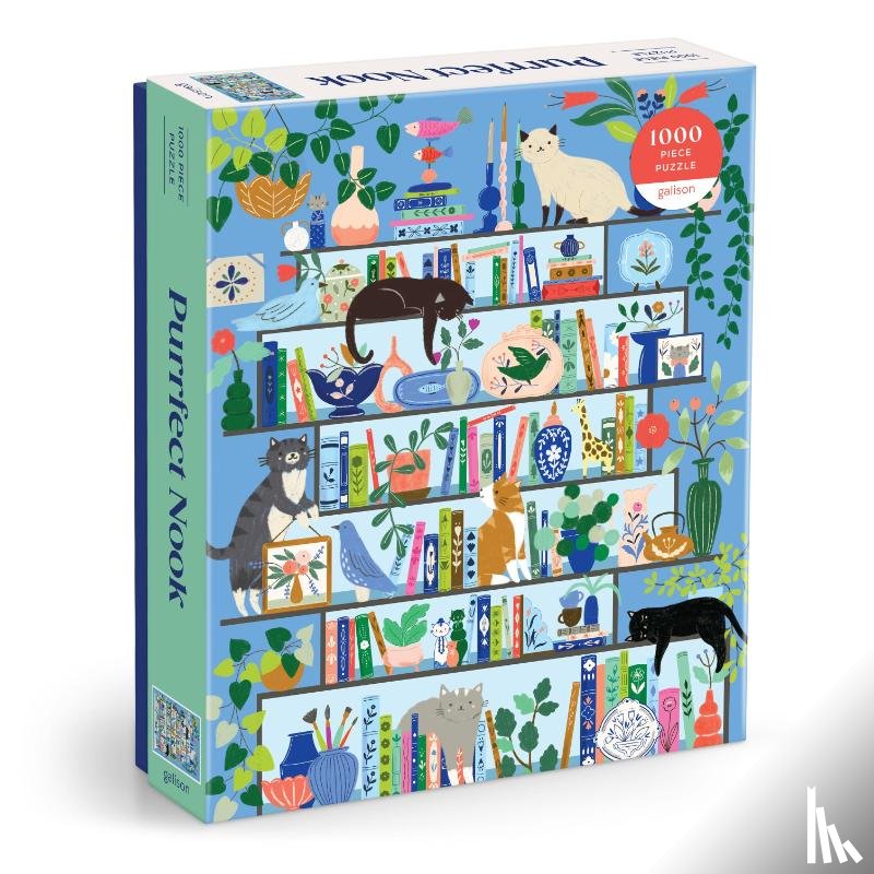Galison, Waycott, Flora - Purrfect Nook 1000 Piece Puzzle