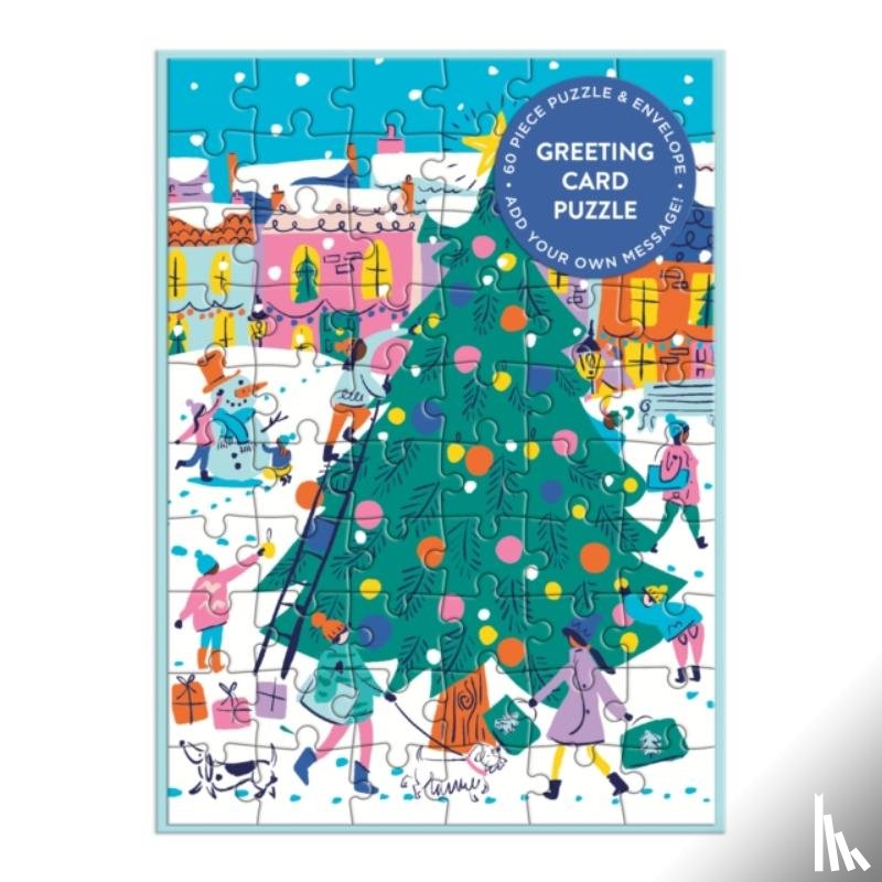 Galison, Cunningham Starling, Louise - Merry & Bright Greeting Card Puzzle