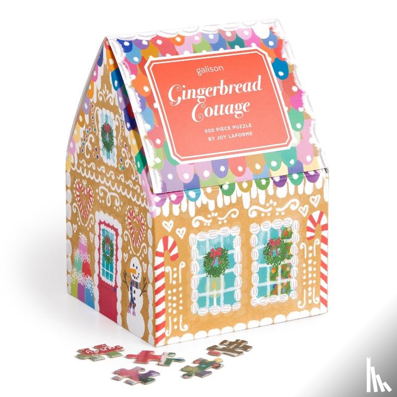 Galison, Laforme, Joy - Joy Laforme Gingerbread Cottage 500 Piece Puzzle In A House